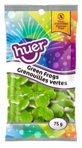 Picture of HUER GUMMIES - GREEN FROGS 75GR